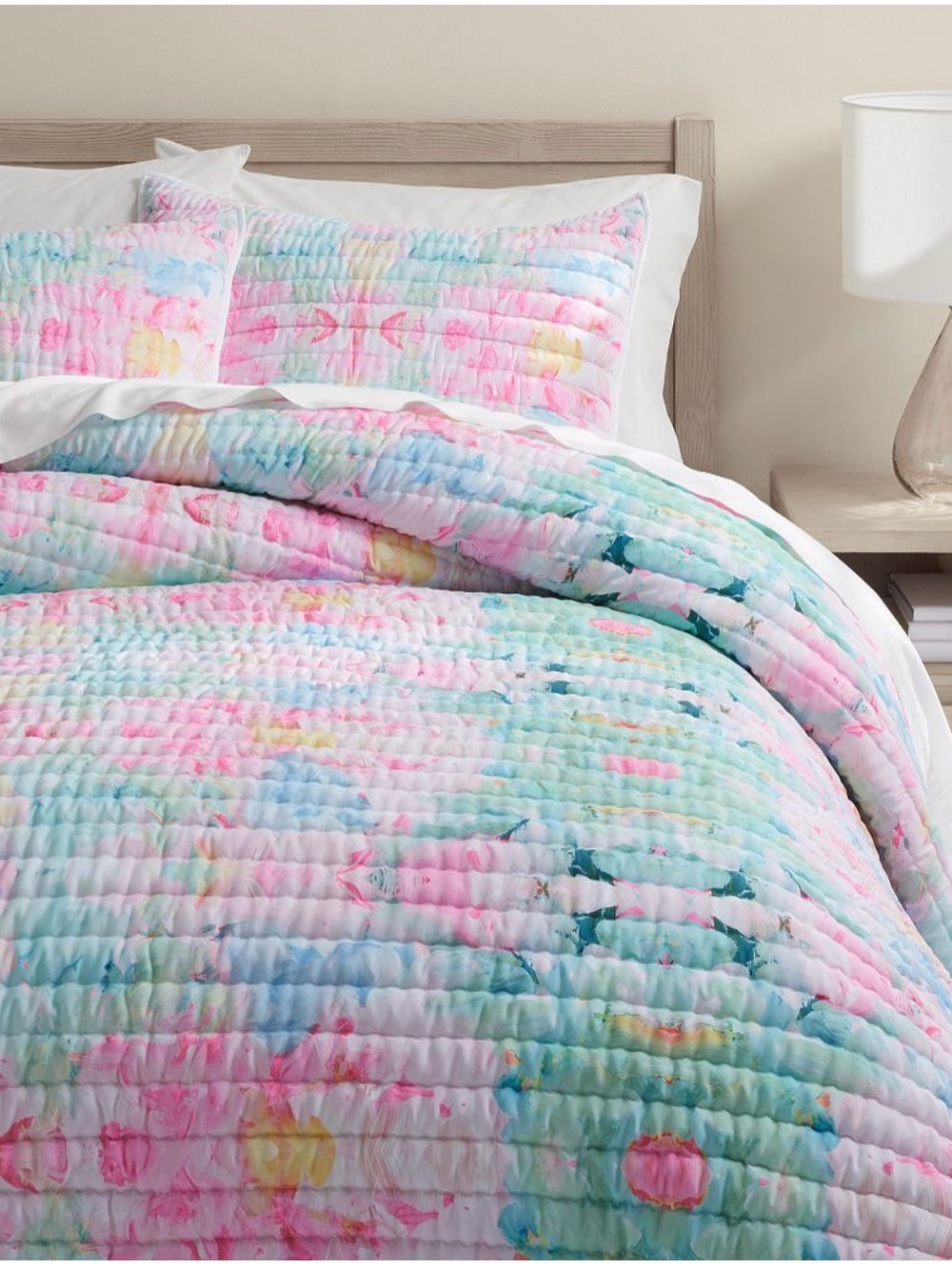 Pottery Barn Teen: Malibu Quilted Comforter and Pillow Sham